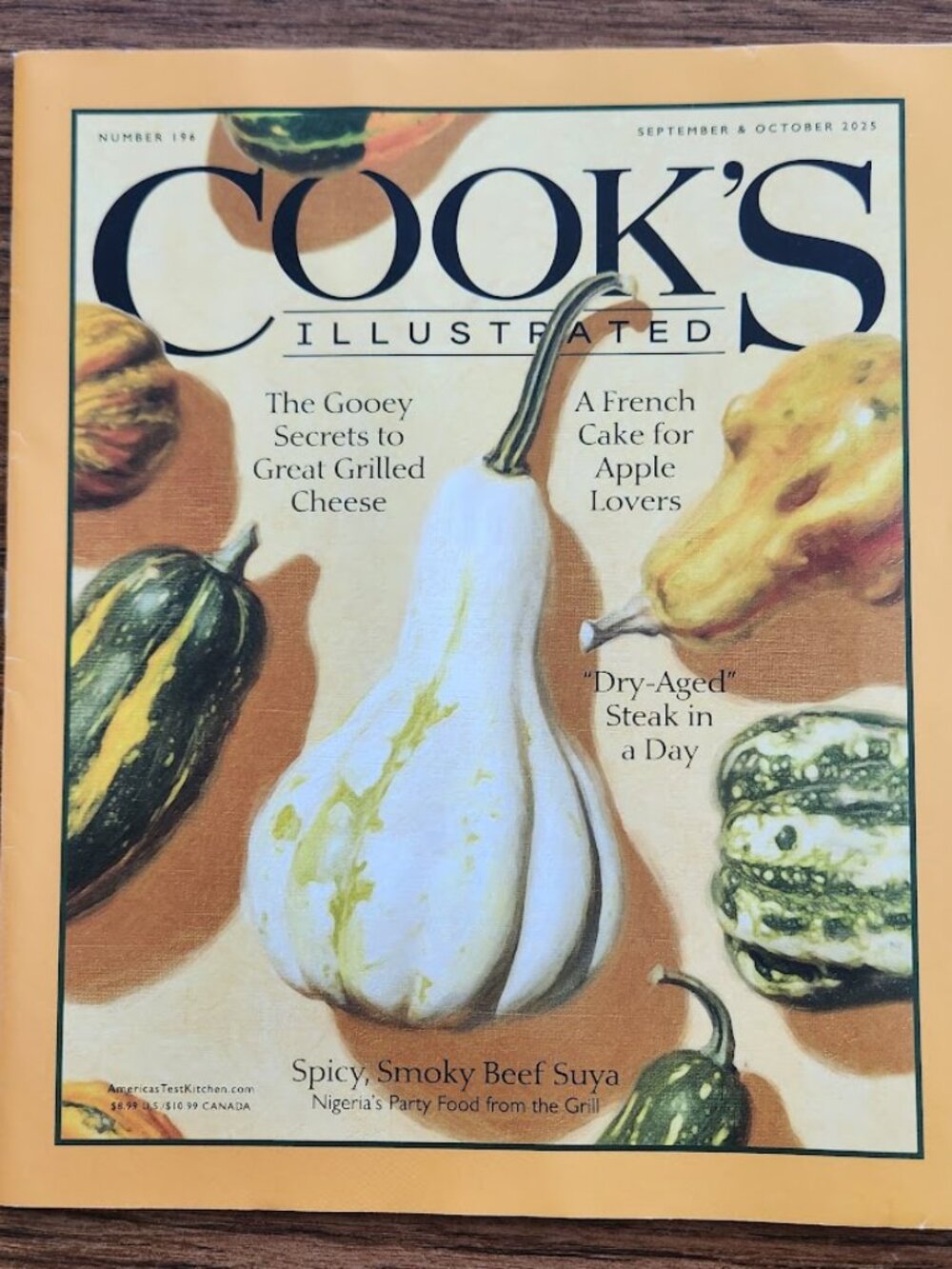 Cook's Illustrated Magazine September & October 2025 Issue #196 Cooking Recipe B